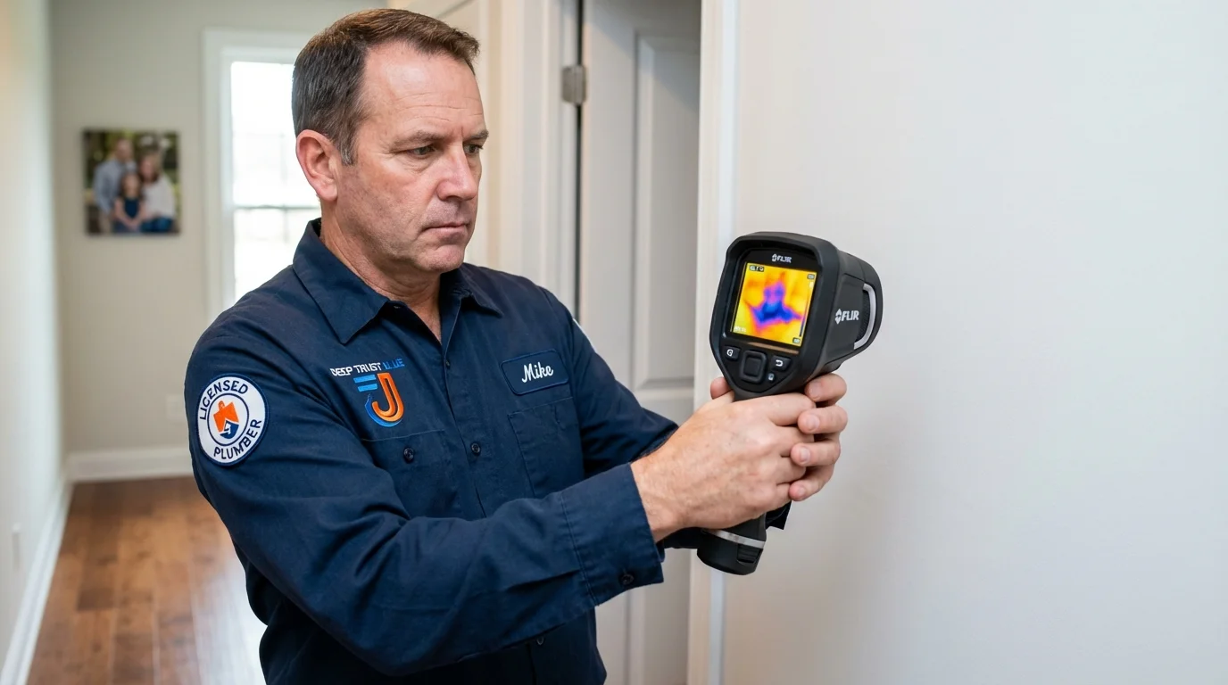 Thermal imaging leak detection by Johns Plumbing LLC in Aspen